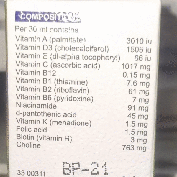 Bird Plus Multivitamin Syrup 30 ml - Image 4