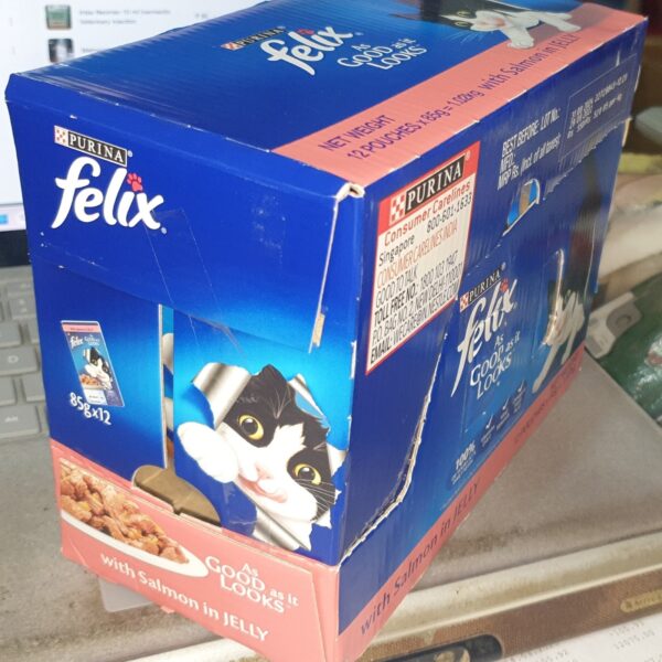 Purina Felix Cat Adult Salmon in Jelly 85 Gm - Image 3