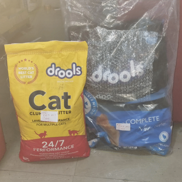 Drools Cat Adult Ocean Fish 7 kg with Cat Litter 10 kg - Image 2
