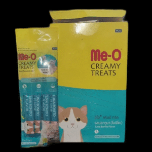 Meo Creamy Treats Tuna and Bonito Flavour For Cats And Kittens 4x15 gm Sachettes