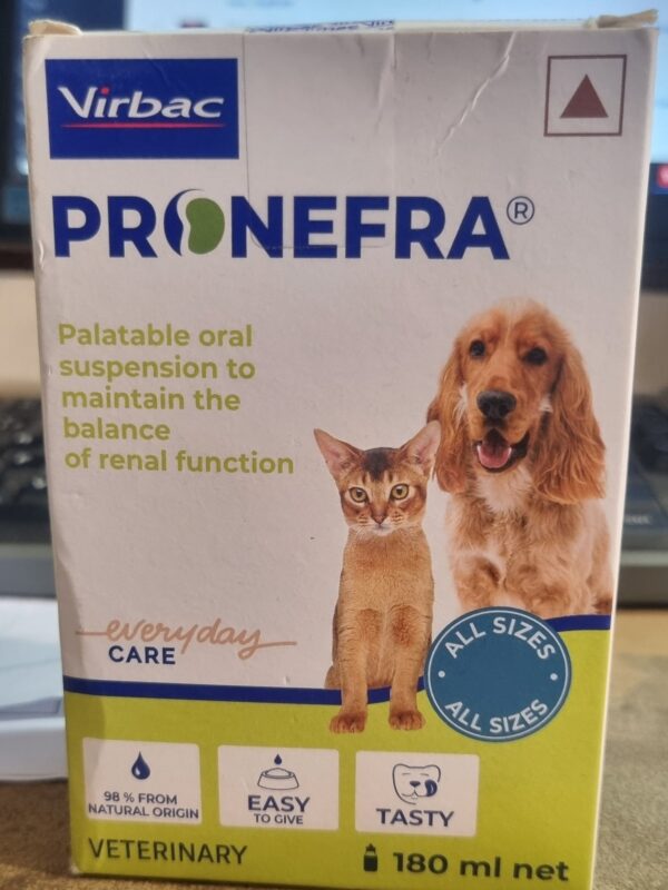 Virbac Pronefra Palatable Oral Suspension for Dogs and Cats 180 ml