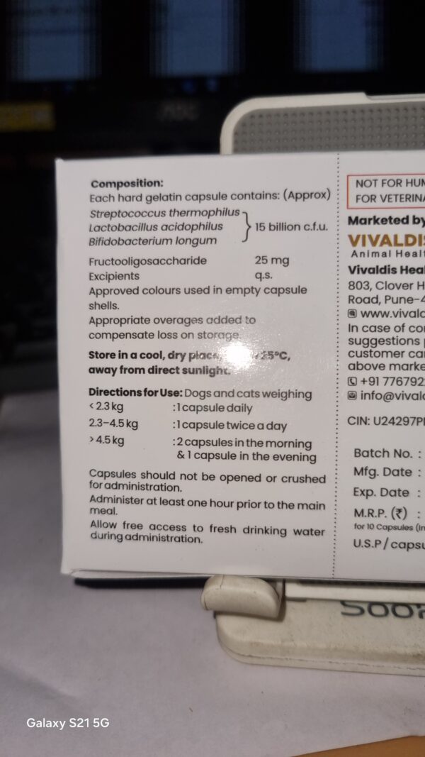 Vivaldis Rinonadyl Capsules Strip of 10 - Image 2