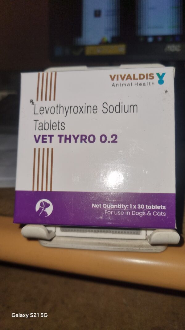 Vet Thyro Zero Point Two mg Pack of 30 Tab