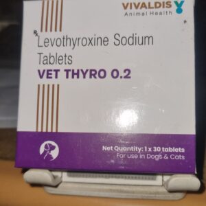 Vet Thyro 0.2mg | Pet Endocrine and Hormonal Support (30 Tablets) | Vivaldis