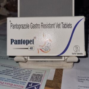 Pantopet 40 mg Gas Resistant Vet Tablet Strip of 10