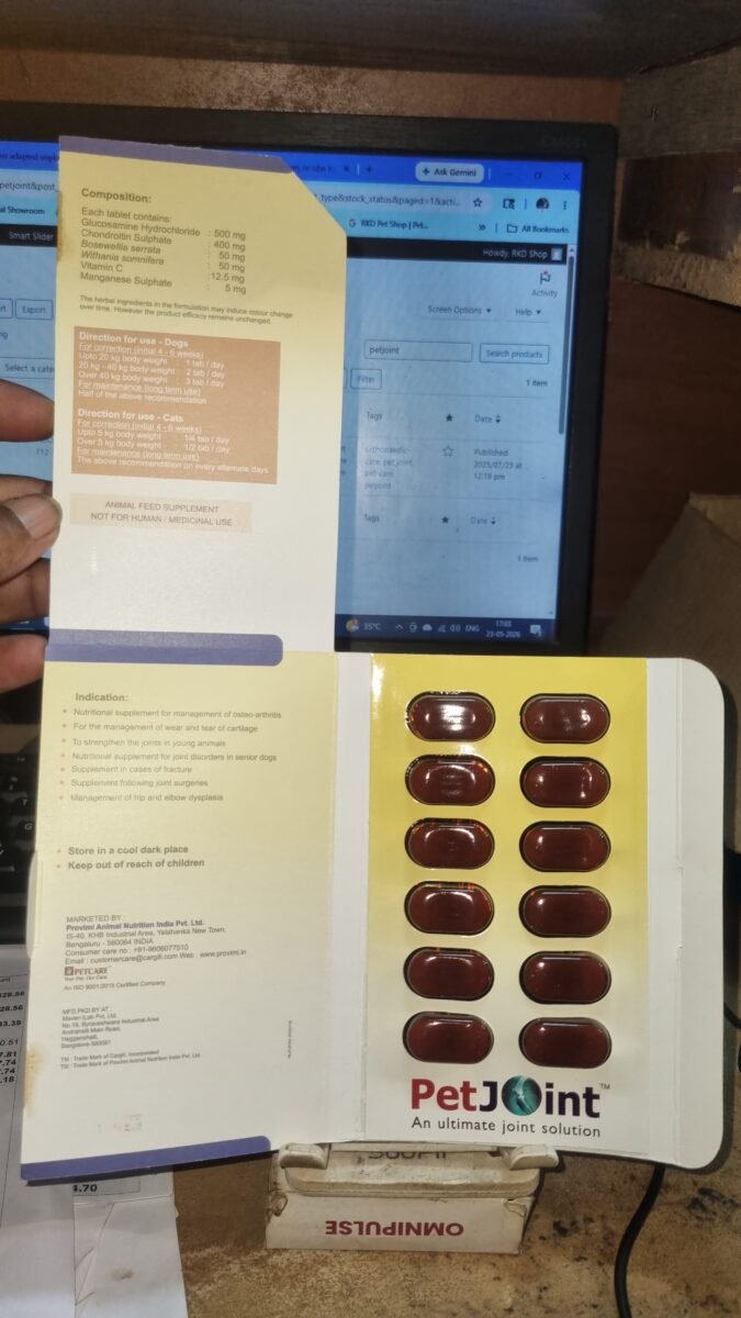 Cargill PetJoint Tablet (12 Tabs) - Advanced Joint Support - Image 3