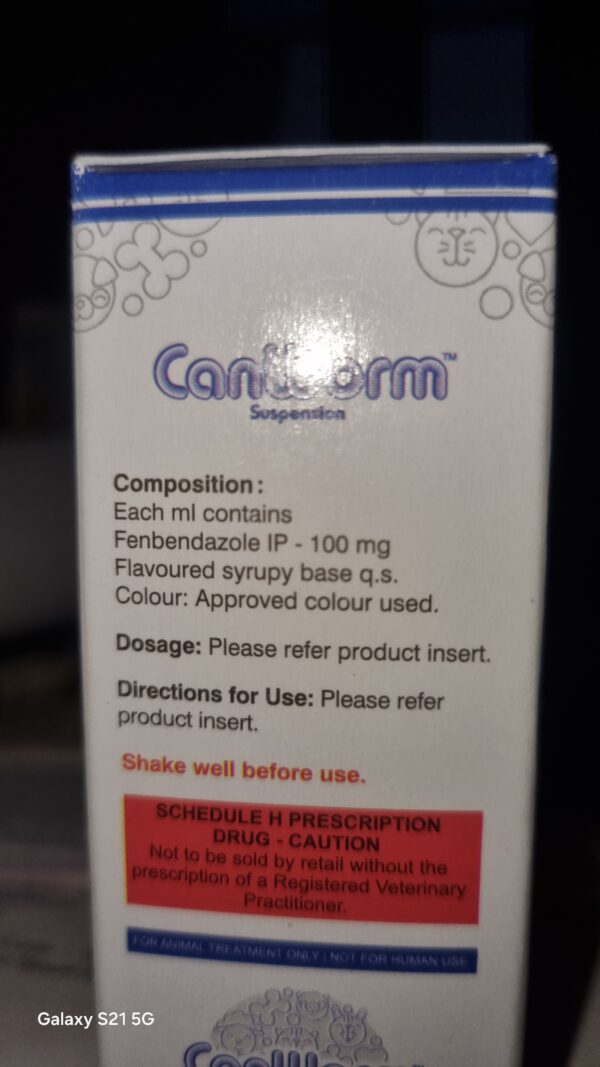 Vetina Canworm Cat Deworming Suspension Liquid 30 ml - Image 2