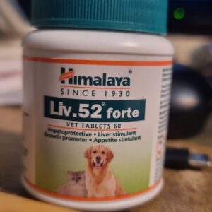 Himalaya Liv 52 Forte Vet Tablets (60 Count)-Advanced Liver Care for Pets