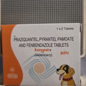 Intas Eazypet Broad-Spectrum Dewormer for Dogs - 2 Tablet Strip