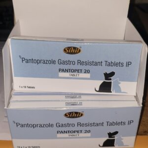 Pantopet 20 mg Gas Resistant Vet Tablet Strip of 10