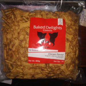 Baked Delights Chicken Biscuits for Dogs 800 gm - Bone Shape