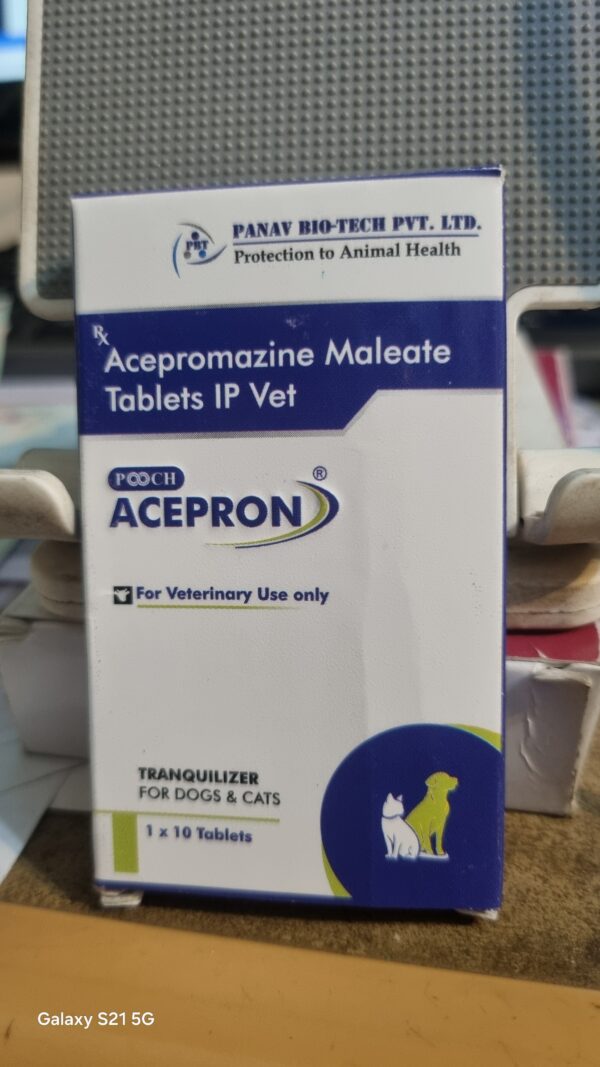 Pooch Acepron Strip of 10 Tablets for Cats and Dogs