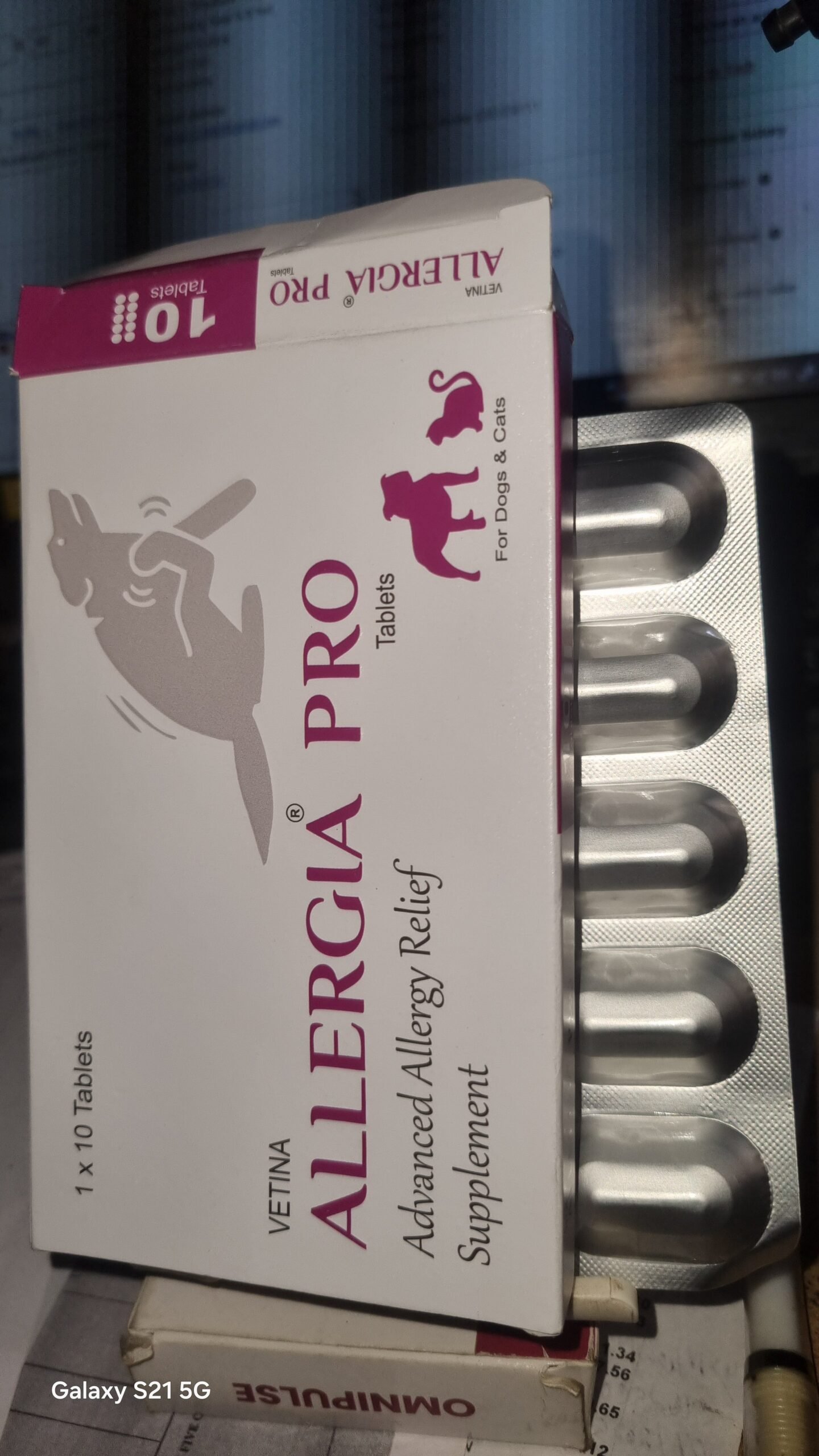 Vetina Allergia Pro Tablet for Cats & Dogs Pack of 10 - Image 3