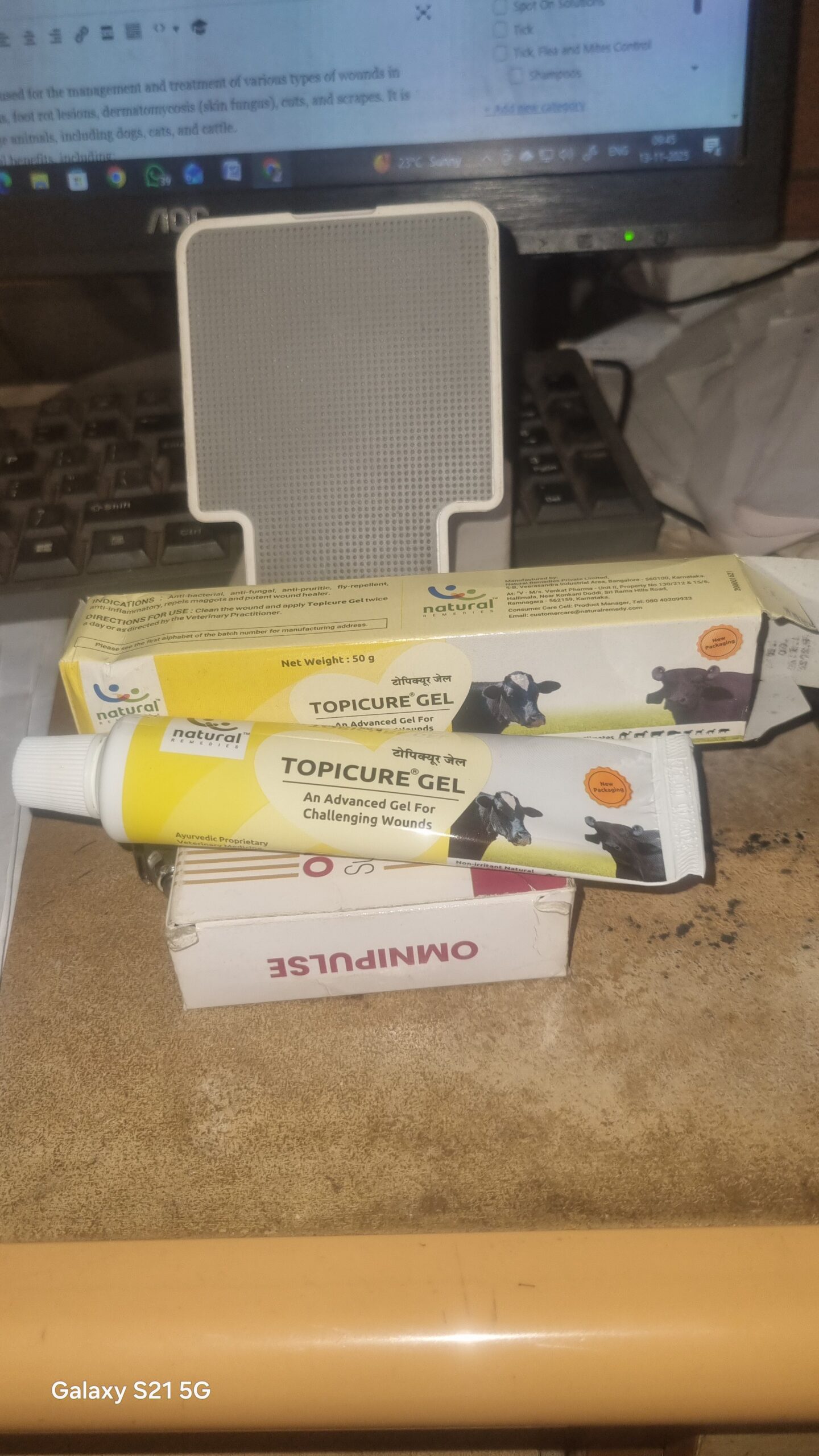 Natural Remedies Topicure Gel for Wound Care of Animals 50 gm Tube - Image 4