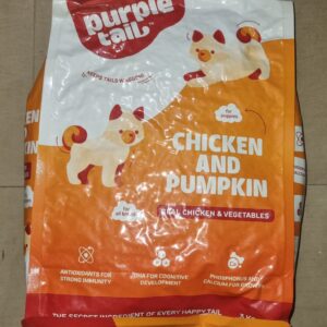 Purple Tail Chicken and Pumpkin Dry Food for Puppy 3 Kg