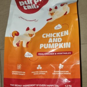 Purple Tail Chicken and Pumpkin Dry Food for Puppy 1.2 Kg