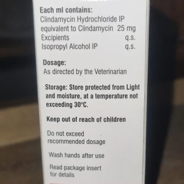 Bioclan Oral Suspension for Pets (Clindamycin 25mg/ml) | 20ml ...