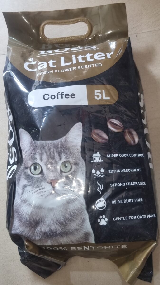 Boss Cat Litter Bentonite Sand 5 Litre in 2 Flavours - Lemon - Image 6