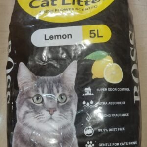 Boss Cat Litter Bentonite Sand 5 Litre in 2 Flavours - Lemon