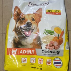 Bairo Adult Dog Food Chicken & Egg 1.1kg - Complete & Balanced Nutrition