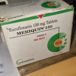 Meriquin 150 mg Tablet (10 Tablets) - Broad-Spectrum Veterinary Antibiotic
