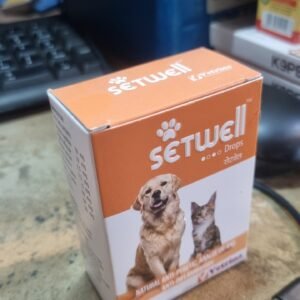 Vetrina Setwell Drops 30ml | Natural Pain & Fever Relief for Dogs, Cats & Birds