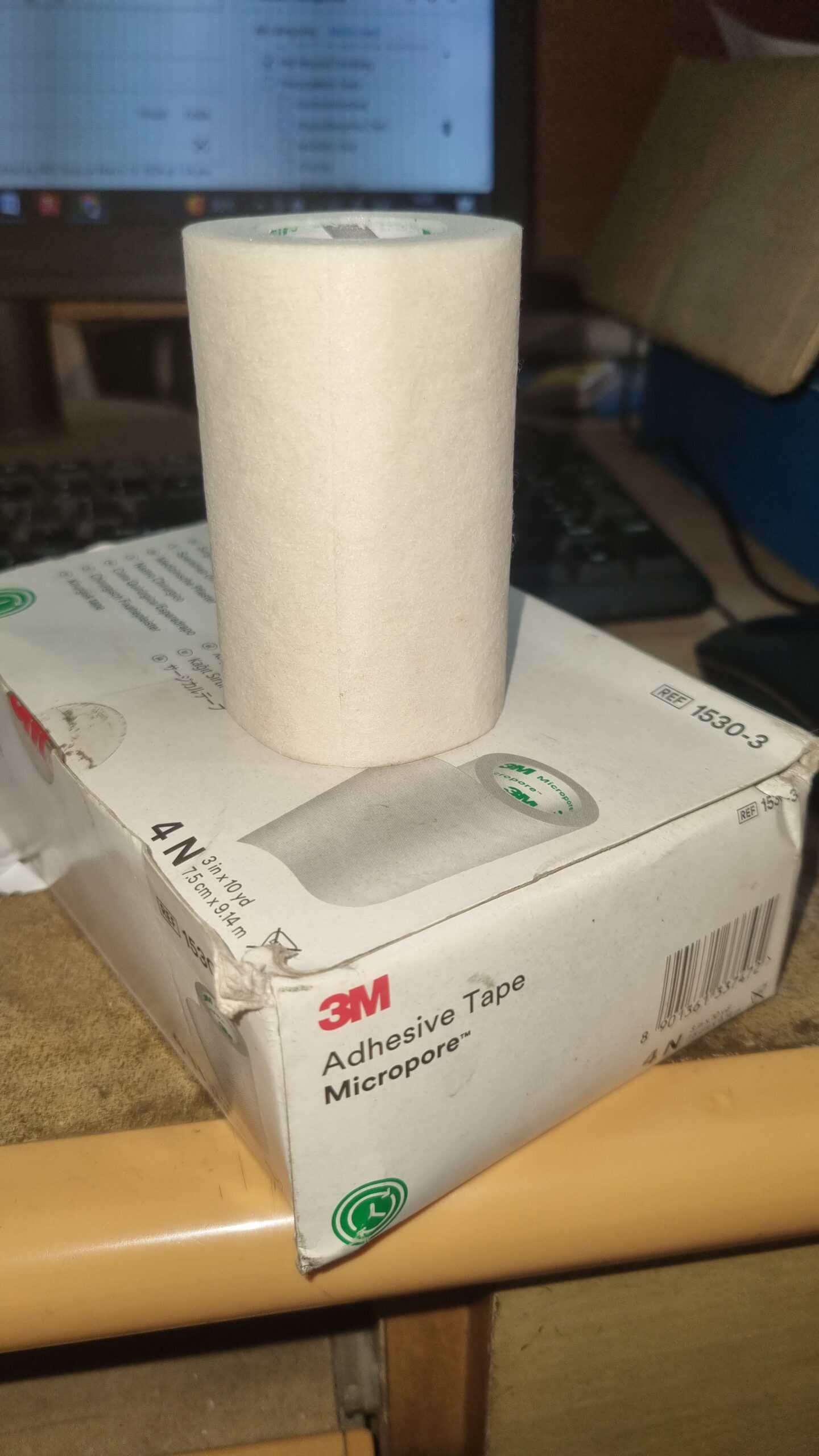 3M Micropore Tape 3" x 10yd ? Breathable Pet Wound Dressing Tape - Image 2