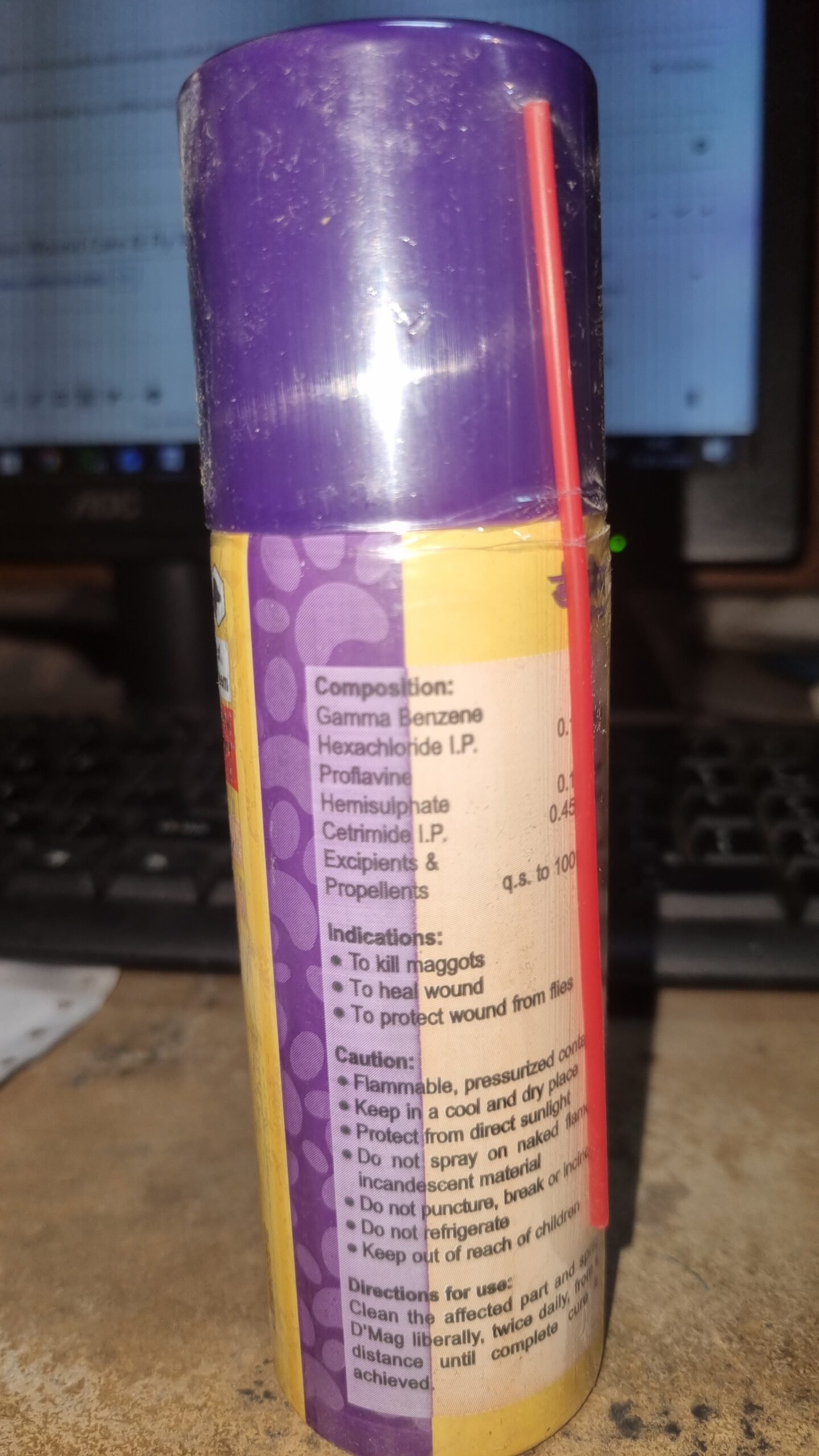Intas dMAG Maggot Spray for Pets & Livestock (120ml) | Intas Veterinary - Image 2