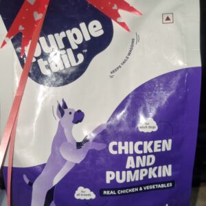 Purple Tail Adult Dry Dog Food - Real Chicken & Pumpkin, 400g