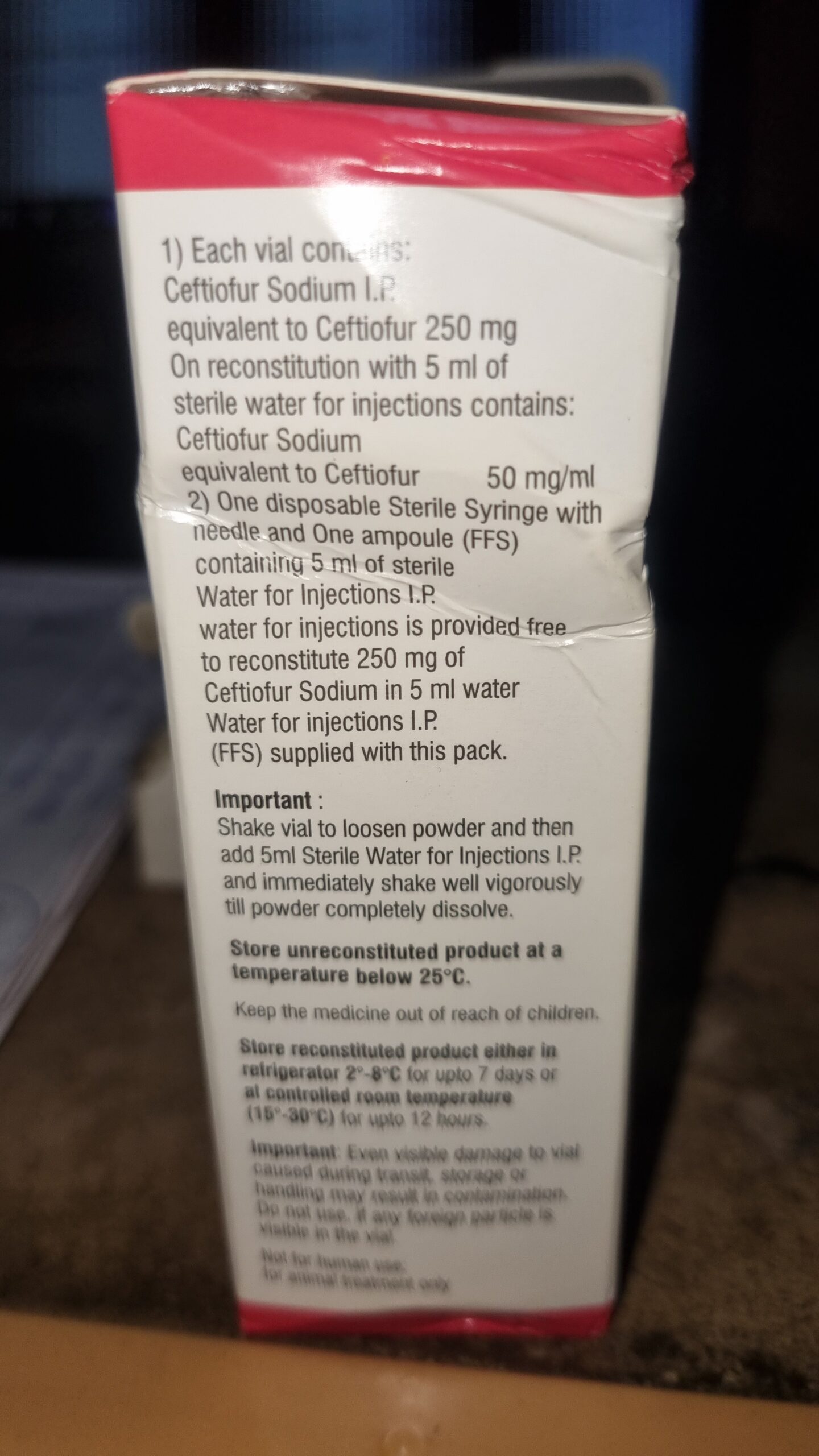 Alembic Xceft Pet Injection 250 mg | Veterinary-Exclusive Sterile Ceftiofur Sodium for Dogs & Cats - Image 2
