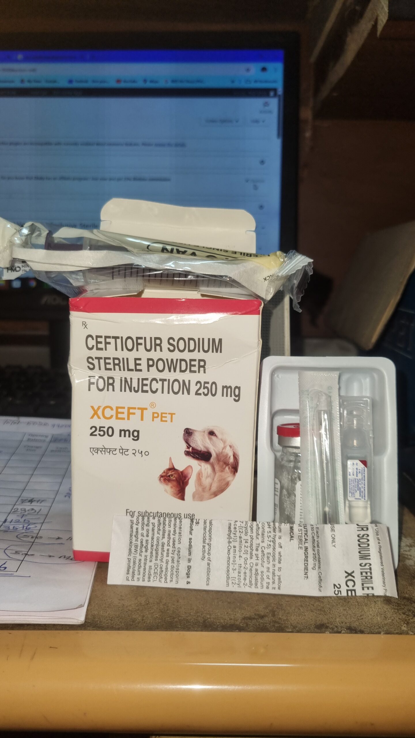 Alembic Xceft Pet Injection 250 mg | Veterinary-Exclusive Sterile Ceftiofur Sodium for Dogs & Cats - Image 3