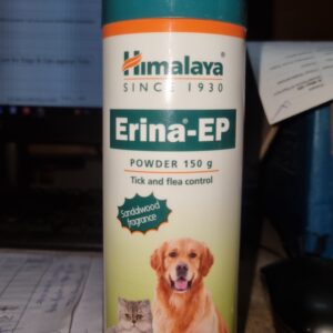 Himalaya Erina EP Pet Powder 150g - Natural Coat Care for Dogs & Cats against Ticks and Fleas