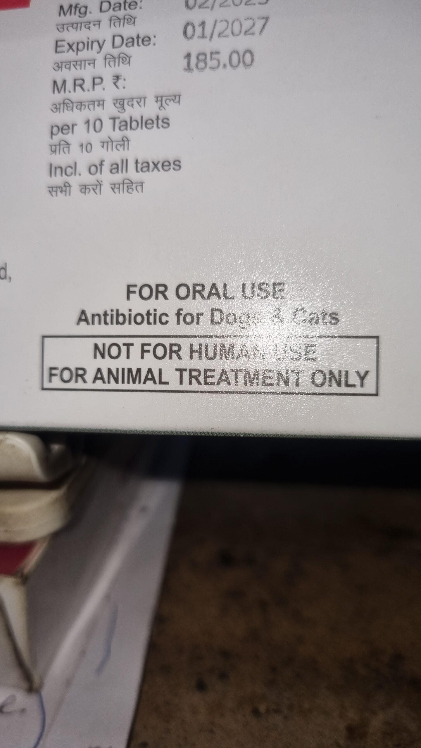 Corise Clivet 300 mg Tablets for Dogs & Cats (Strip of 10) - Image 3