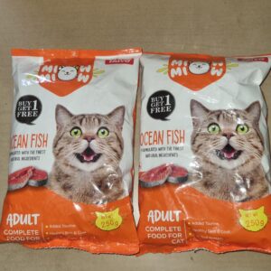 Miow Miow Adult Cat Ocean Fish Dry Food 2 x 250 gm in Freshness Pouch