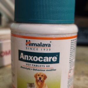 Himalaya Anxocare Vet Tablets for Dogs & Cats - Natural Calm & Behavior Support (Pack of 60)