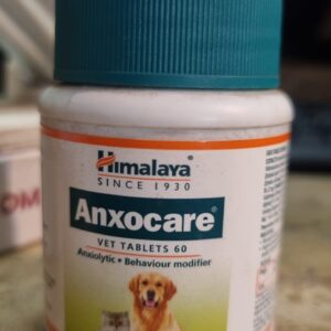 Himalaya Anxocare Vet Tablets for Dogs & Cats - Natural Calm & Behavior Support (Pack of 60)