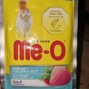 Me-O Cat Adult Tuna with Chicken in Jelly 80g | Premium Wet Cat Food