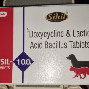 Sihil Doxysil 100 mg Veterinary Support for Dogs & Cats | 10 Tablets