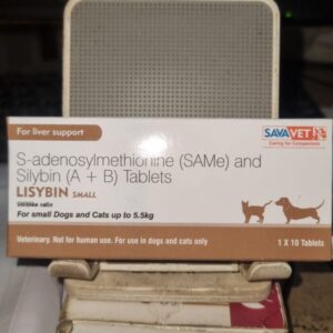 SavaVet Lisybin Liver Support Supplement for Cats & Dogs Strip of 10 Tablets - Small