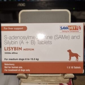 SavaVet Lisybin Liver Support Supplement for Cats & Dogs Strip of 10 Tablets - Medium