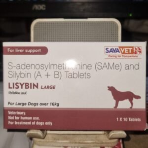 SavaVet Lisybin Liver Support Supplement for Cats & Dogs Strip of 10 Tablets - Large