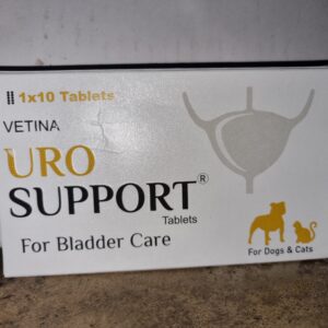 Vetina Uro Support 10 Tablet Strip | Natural Bladder Wellness for Dogs & Cats