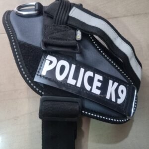 Petex Police K9 Dog Harness with Heavy Duty Nylon Buckles 'XXL' Size for Giant Dog | In 5 Colours - Grey