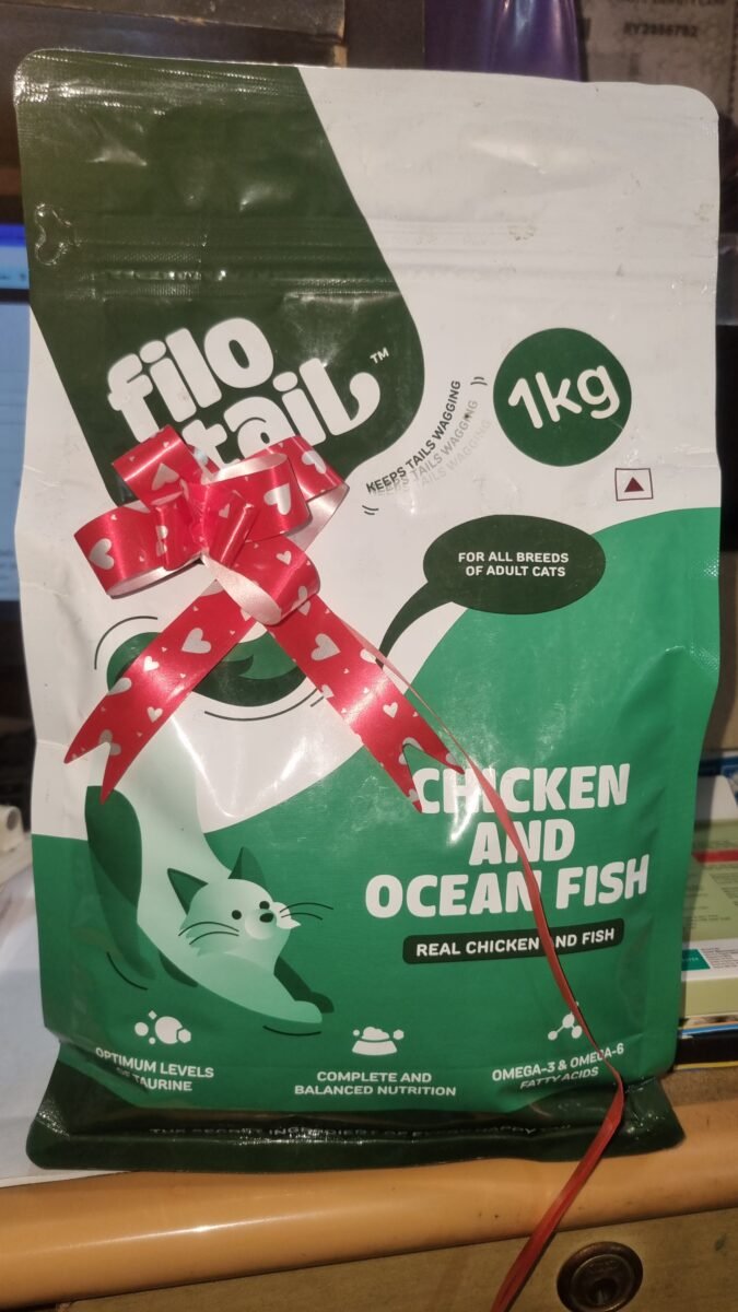 Filotail Adult Cat Dry Food - Chicken & Ocean Fish 1 kg