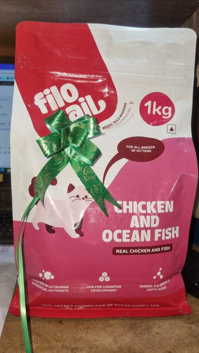 Filotail Kitten Dry Food - Chicken & Ocean Fish 1 kg