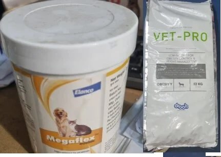 Vet Pro Obesity Dog Food 12kg & Megaflex Powder 250g Combo Deal
