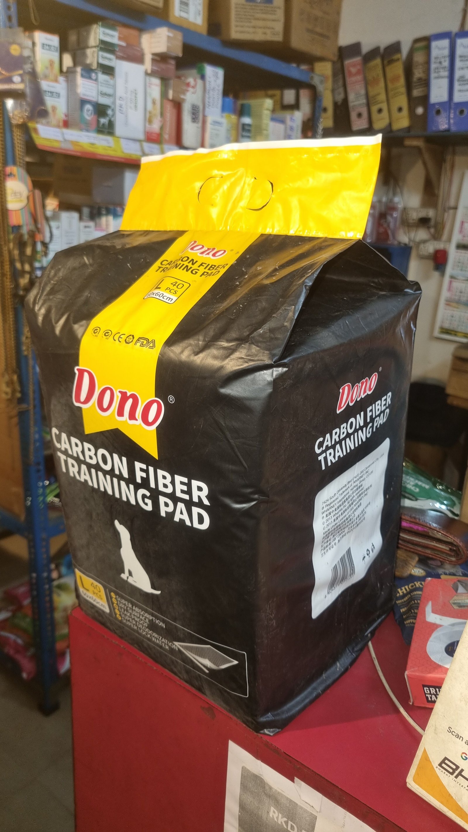 Carbon Fiber Backed Dog Training Pads (60x60cm, 40-Pack) | Dono Brand - Image 2