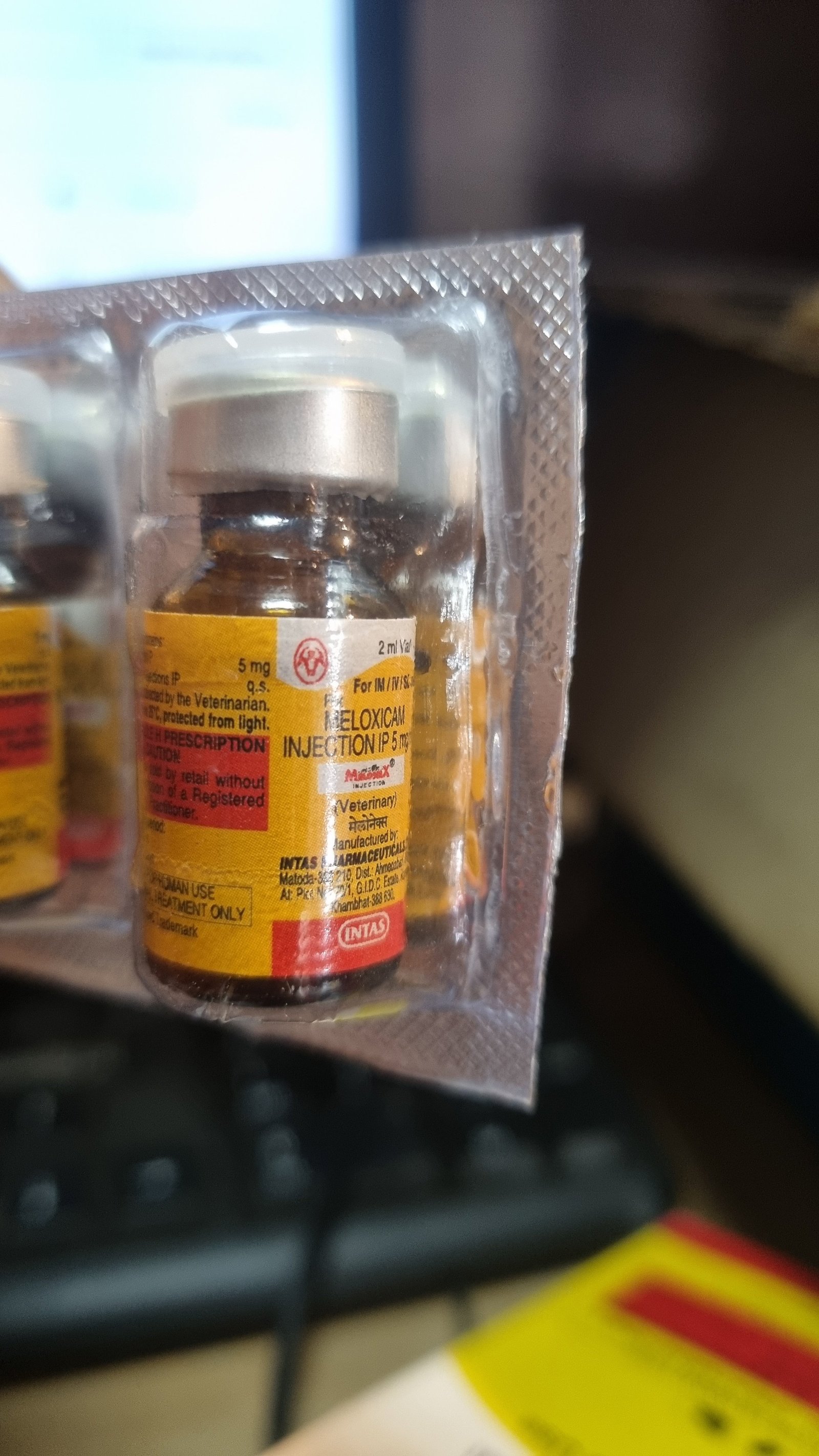 Melonex Vet Injection 2ml | Animal NSAID Support