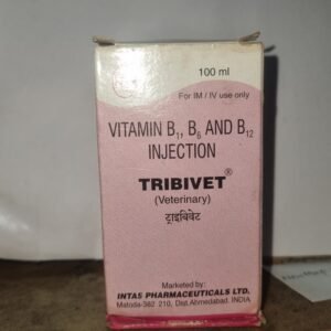 Intas Tribivet Injection (100 ml) | Premium & Fast Acting Pet Vitamin Support