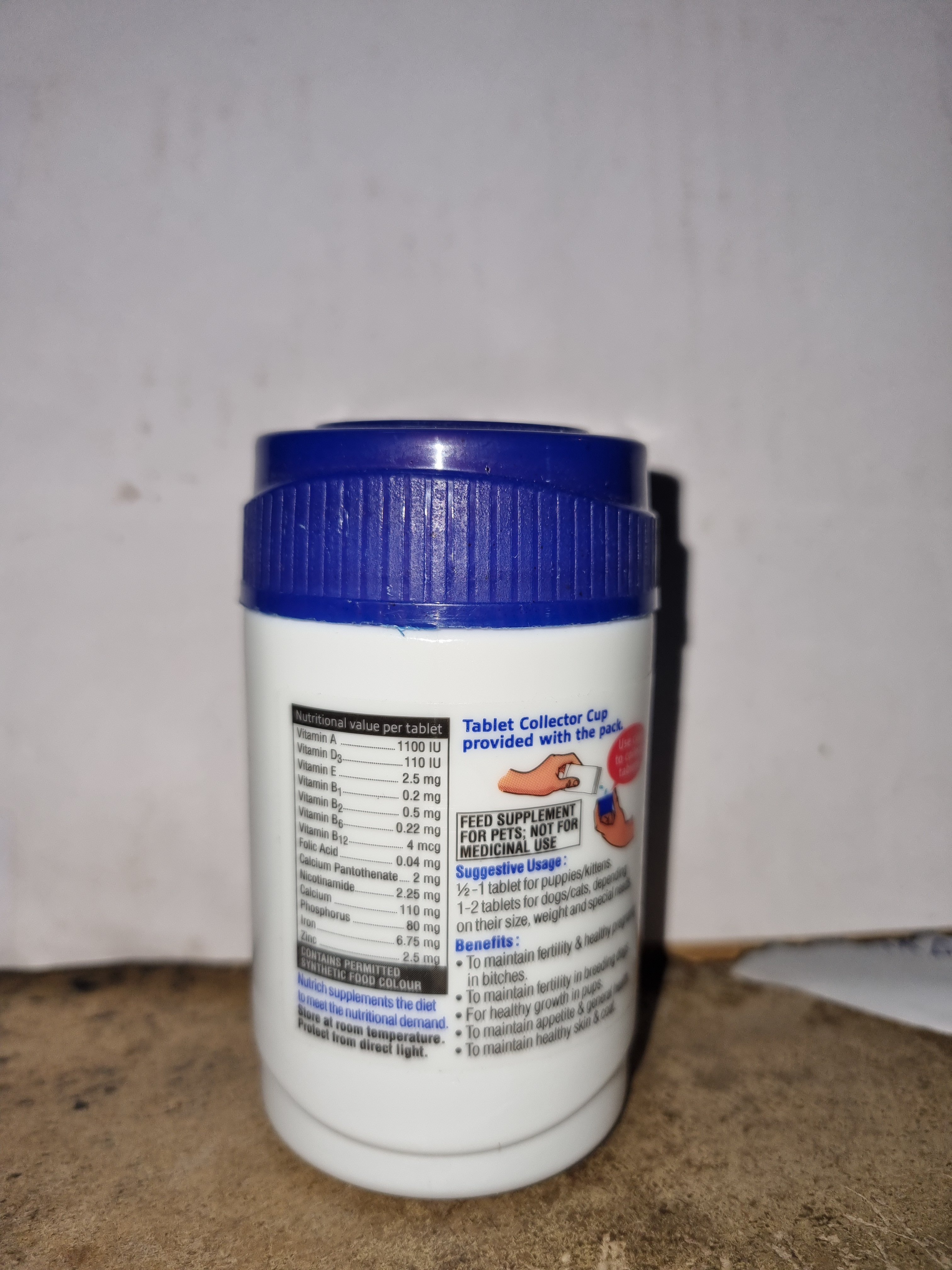 Virbac Nutrich 30 Tablets Multivitamin and Mineral for Dogs and Cats - Image 2